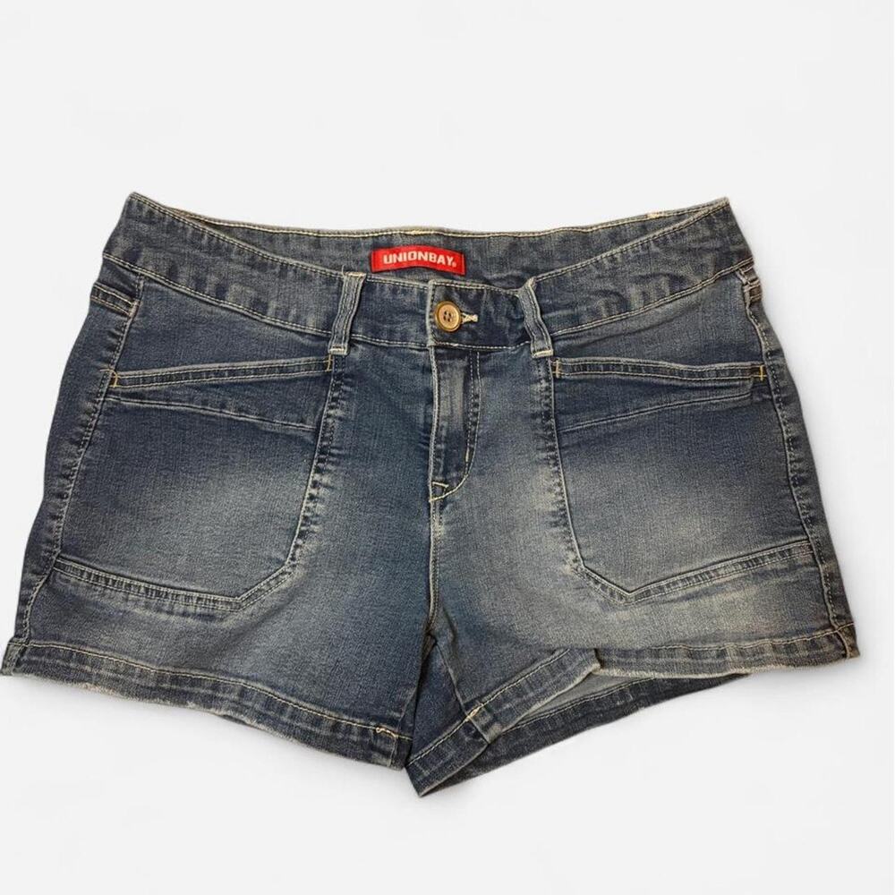 Union bay cargo denim shorts